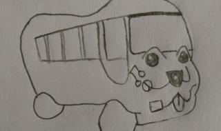 儿童画北京天门简笔画 儿童画北京天门简笔画